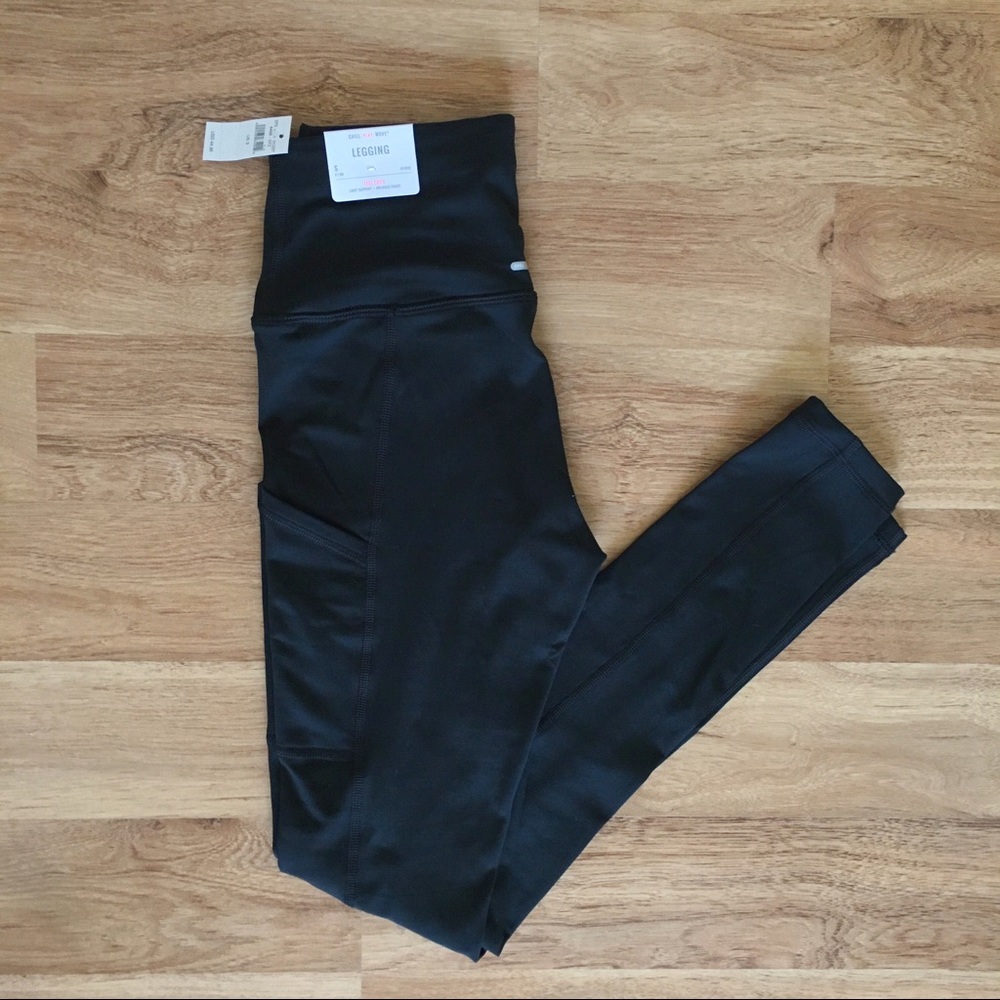 Aerie | High Waisted Pocket Leggings | Black